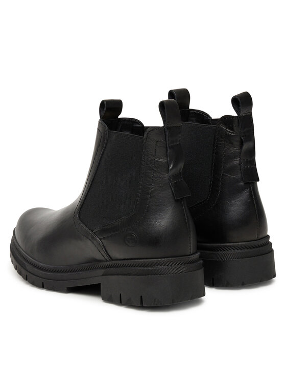 Tamaris Tamaris Kotníková obuv s elastickým prvkem 1-25407-45 Černá