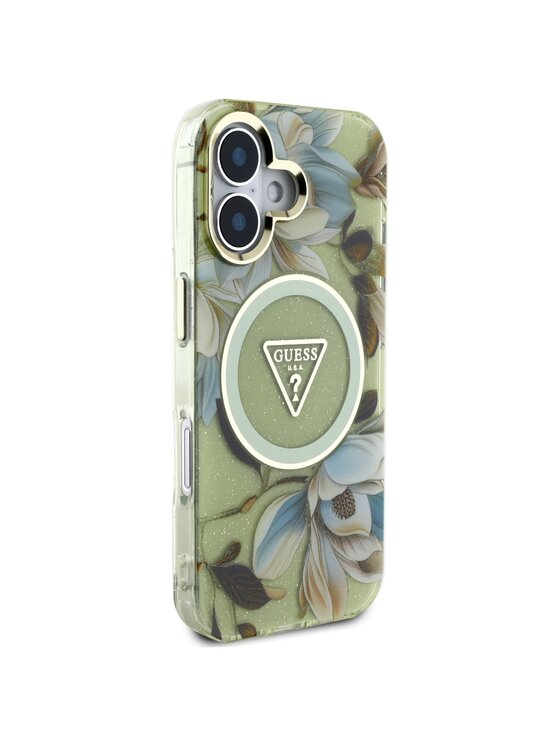 Guess Guess Etui na telefon Apple iPhone 16 Zielony