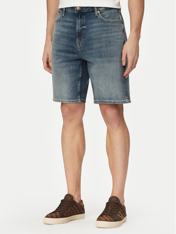 Guess Guess Дънкови шорти M6GD27 D0777 Син Regular Fit