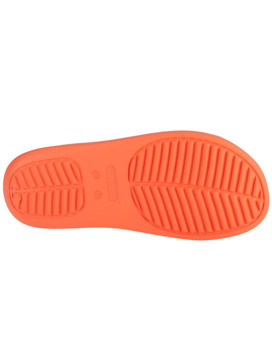 Crocs Crocs Japonki Gataway Platform Flip Pomarańczowy