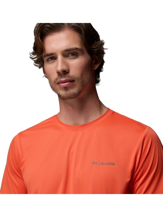 Columbia Columbia Koszulka techniczna 199039 Pomarańczowy Regular Fit