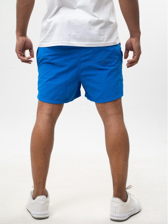 Jigga Wear Jigga Wear Szorty kąpielowe Sportowe Spodenki Kąpielowe Męskie Niebieskie Jigga Wear Patch L Niebieski