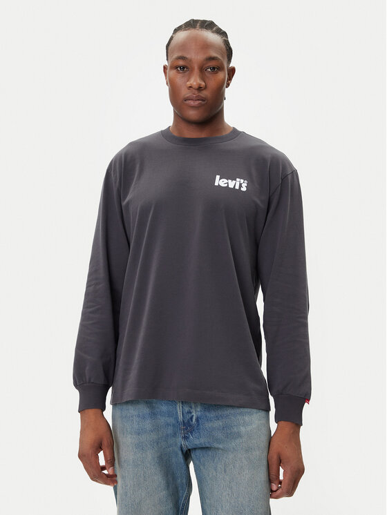 Levis® Longsleeve Authentic 005N7-0001 Negru Regular Fit