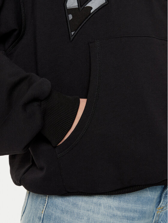 2005 2005 Bluză Unisex Hunting Negru Relaxed Fit