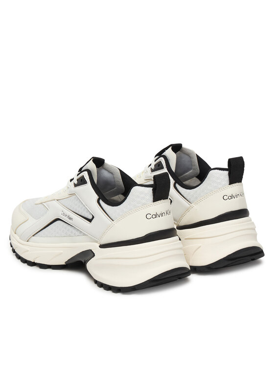 Calvin Klein Calvin Klein Sneakersy Hike Run Ckstripe Mesh HW0HW03002 Biela