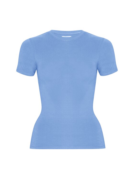 Style Republic Style Republic T-Shirt Shortsleeve Basic Niebieski jasny Curvy Fit