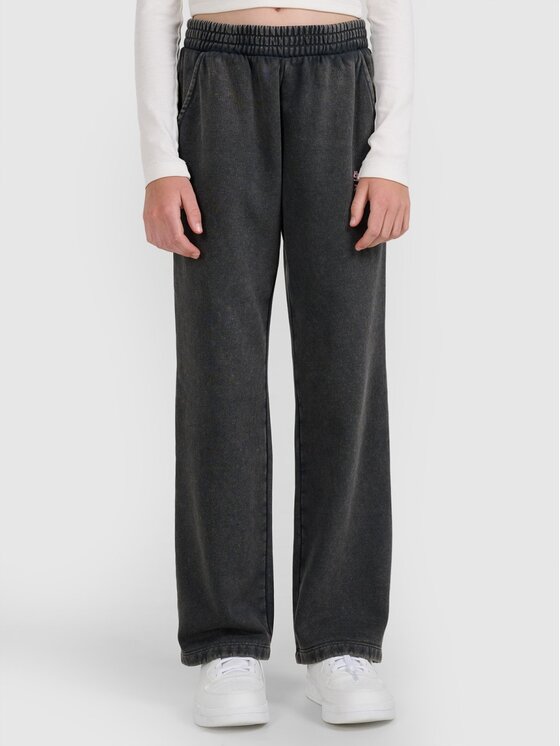 4F 4F Pantaloni da tuta 4FJRAW25TTROF1472-22S Nero Regular Fit