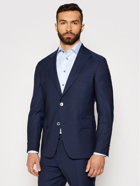 Oscar Jacobson Oscar Jacobson Odijelo Faron 2179 5674 Tamnoplava Slim Fit