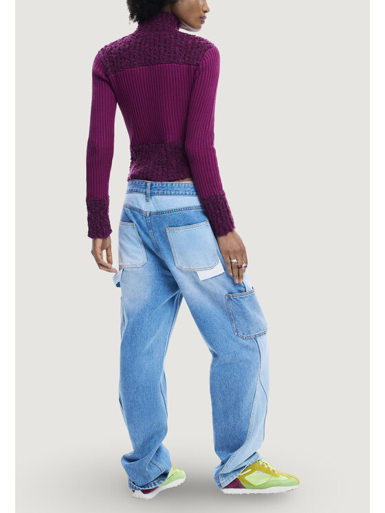 Desigual Desigual Cardigan REPRIS_JERS_PERTH Rosso Modern Fit