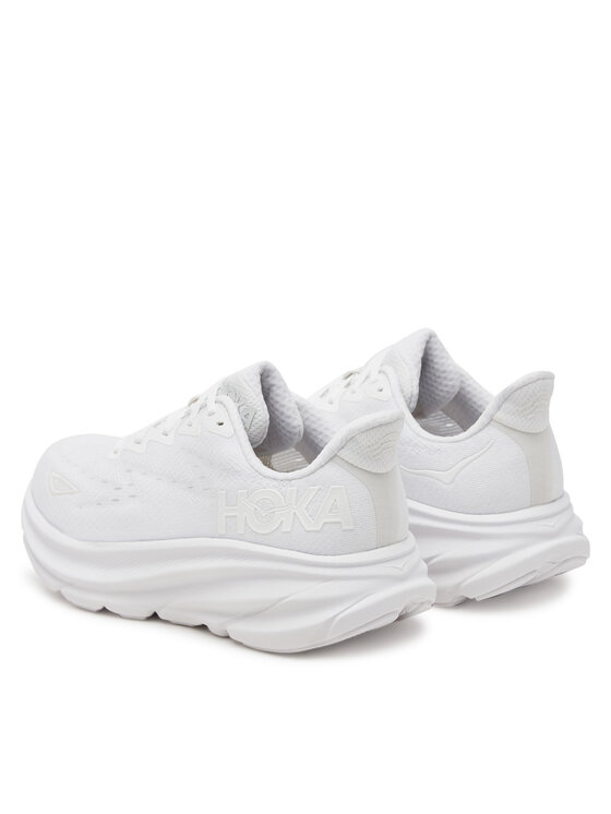 Hoka Hoka Παπούτσια για Τρέξιμο Clifton 9 Wide 1132211 Λευκό