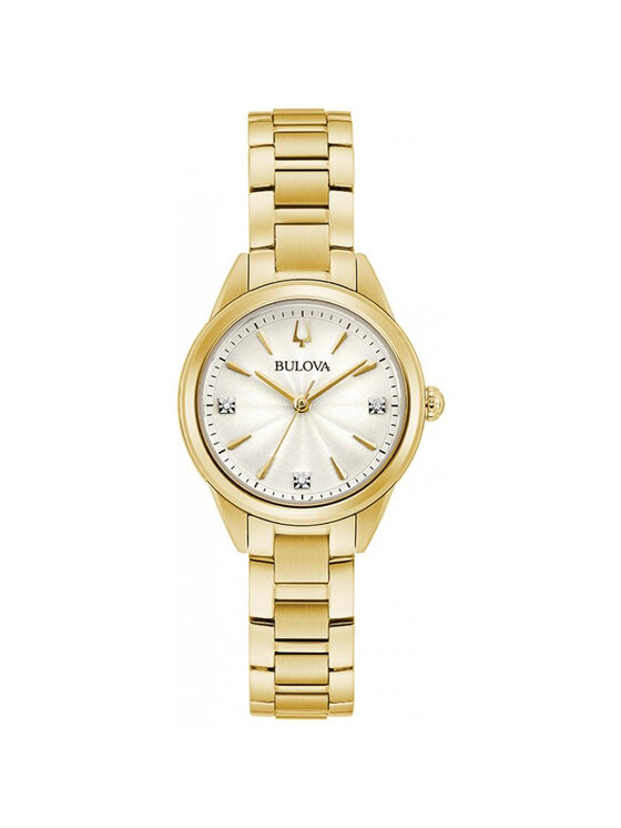 Bulova bulova Zegarek 97P150 Złoty