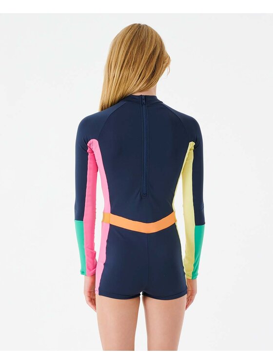 Rip Curl Rip Curl Strój kąpielowy Day Break L/S One Pc-Girl Niebieski