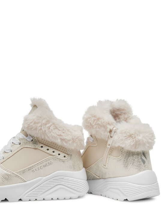 Skechers Skechers Ботильйони Uno Lite - Comfurt Collar 310396L/NAT Écru