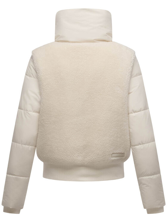 Navahoo Navahoo Kurtka zimowa Teddyzone Biały Regular Fit