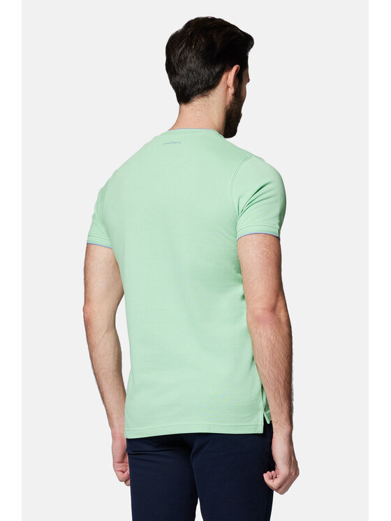 Lancerto Lancerto Polo Robbie PO073124000016 Zielony Regular Fit