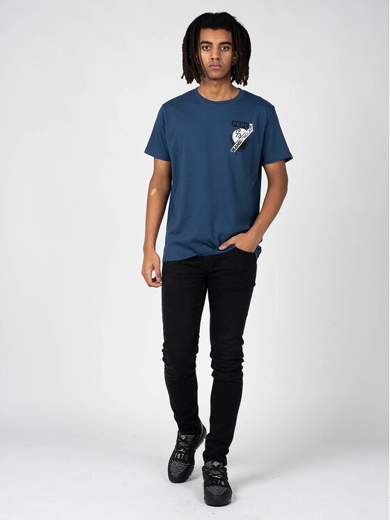 Pepe Jeans Pepe Jeans T-Shirt PM507855 | Rico Σκούρο μπλε Regular Fit