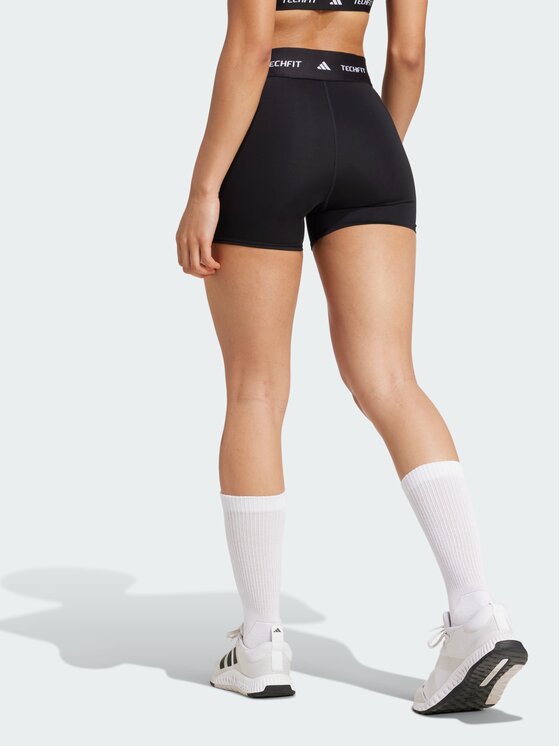 adidas adidas Szorty sportowe 140185 Czarny Fitted Fit