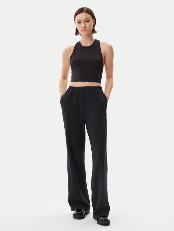 Calvin Klein Jeans Calvin Klein Jeans Teplákové kalhoty J20J225537 Černá Straight Fit