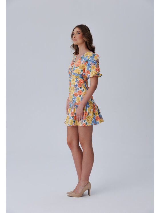 LAURELLA LAURELLA Letní šaty 4TU075 Žlutá Regular Fit