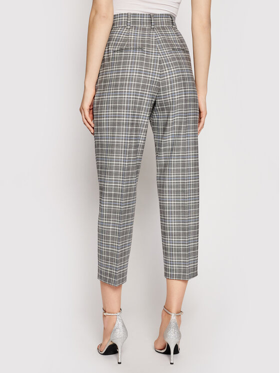 Marella Marella Bavlnené nohavice Egoista 31361108 Sivá Regular Fit