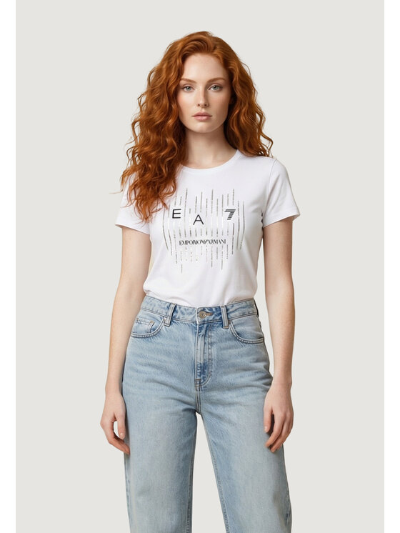 EA7 Emporio Armani EA7 Emporio Armani T-shirt 7W001097 AF10373 Bianco Casual Fit