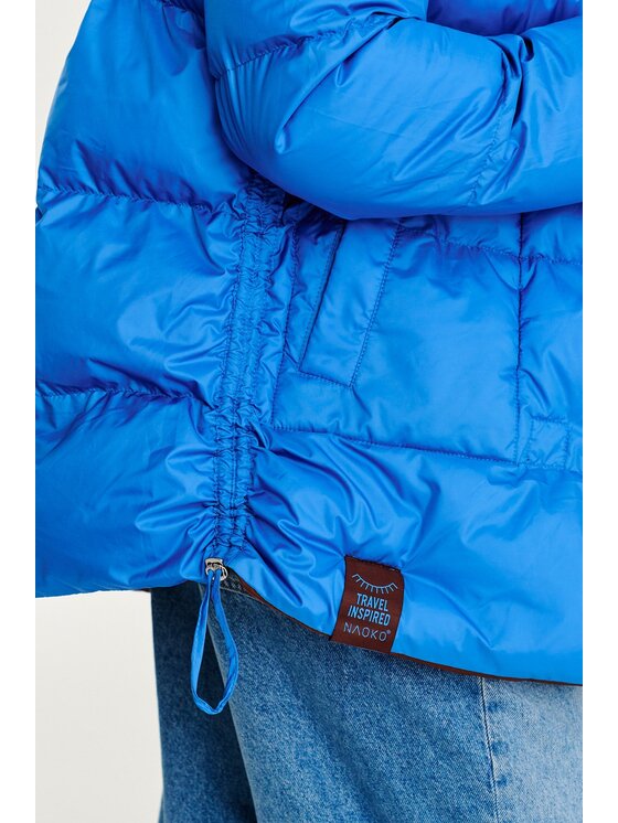 NAOKO NAOKO Kurtka zimowa Alaska Chocolate Sky Niebieski Regular Fit