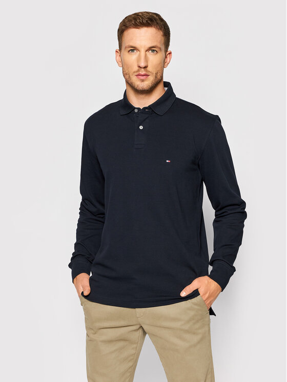 Tommy Hilfiger Tricou polo 1985 MW0MW20183 Bleumarin Regular Fit