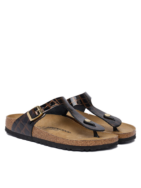 Birkenstock Birkenstock Japonke Gizeh 1032837 Črna