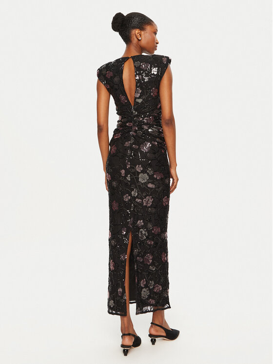 ROTATE ROTATE Rochie cocktail 113312100 Negru Slim Fit