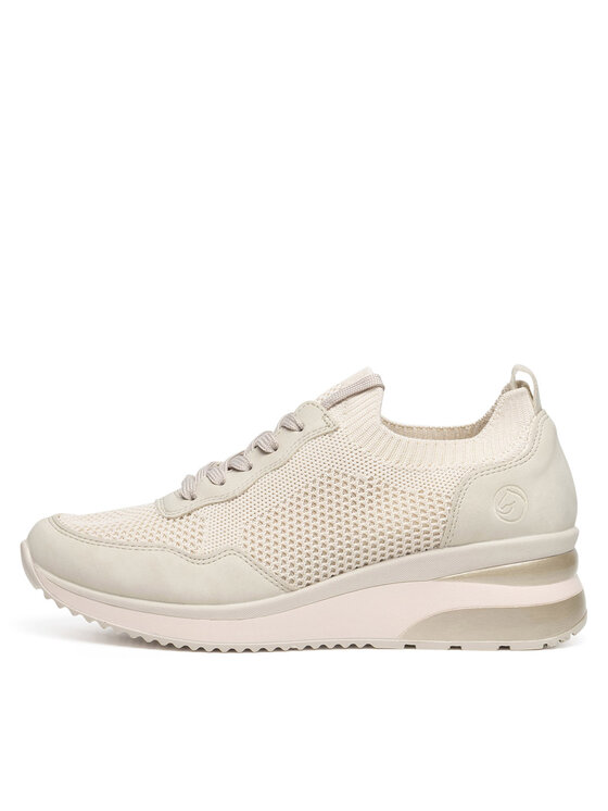 Remonte Remonte Sneakersy D2406-60 Beżowy