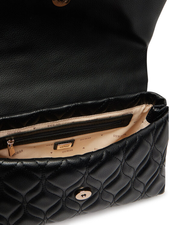 Guess Guess Дамска чанта Maxine HWQG97 33200 Черен