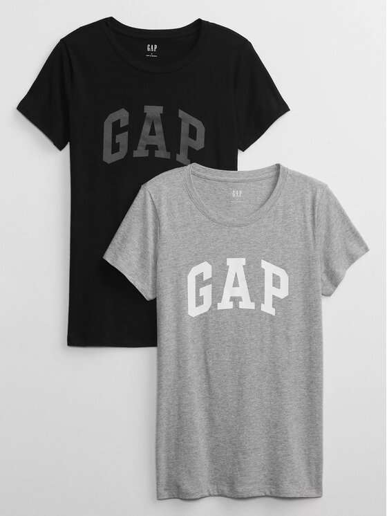 Gap 2 t-kreklu komplekts 548683-05 Pelēks Regular Fit