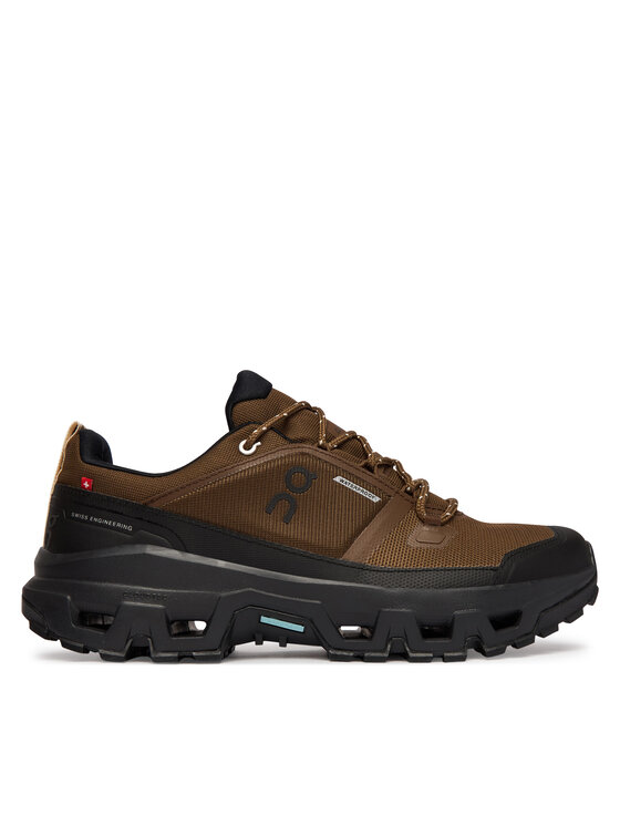 On On Trekking čevlji Cloudrock Low Waterproof 3MF10254228 Rjava