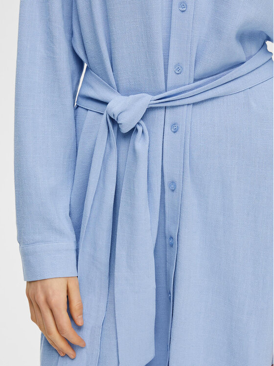 Selected Femme Selected Femme Haljina košulja 16089666 Plava Relaxed Fit