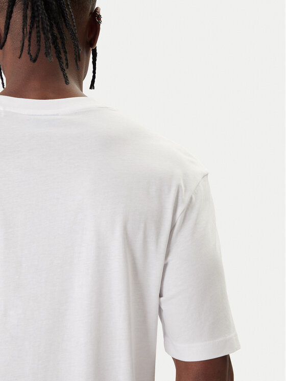 HUGO HUGO T-Shirt Nierofix 50554369 Bílá Regular Fit