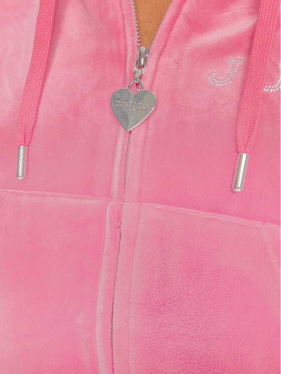 Juicy Couture Juicy Couture Majica dugih rukava Regal Madison JCBAS224828 Ružičasta Slim Fit