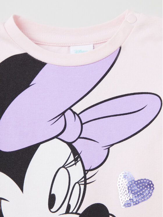 OVS OVS Μπλουζάκι MINNIE 1843586 Ροζ Regular Fit