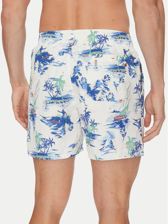 Tommy Hilfiger Tommy Hilfiger Szorty kąpielowe UM0UM03491 Kolorowy Regular Fit