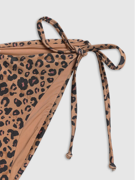 4F 4F Dół od bikini ESSENTIAL Brązowy jasny