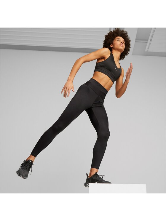 Puma Legginsy Strong Ultra High Rise 7/8 Shine Czarny Fitted