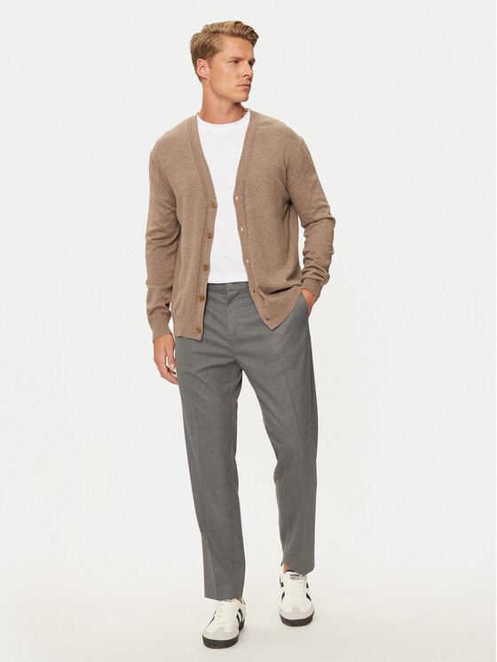 Sisley Sisley Hlače iz tkanine 470USF04N Siva Slim Fit
