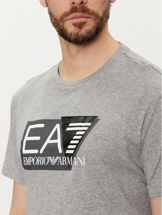 EA7 Emporio Armani EA7 Emporio Armani Tričko 3DPT81 PJM9Z 3905 Sivá Regular Fit