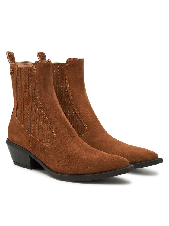PINKO PINKO Kowbojki Tex 14 SD0345P002 Brązowy