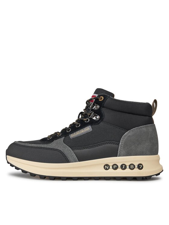 Napapijri Napapijri Trapper stila apavi Slate10 NP0A4HVG Melns