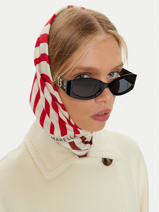 Marella Marella Cappotto di lana Dede 2423016082 Écru Regular Fit