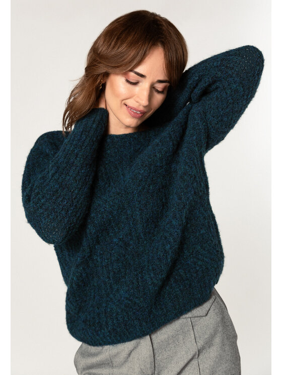 QUIOSQUE QUIOSQUE Sveter Quiosque 6TP005834 Modrá Regular Fit
