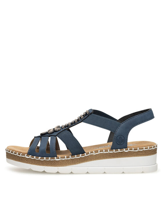 Rieker Rieker Sandale V1206-14 Tamnoplava