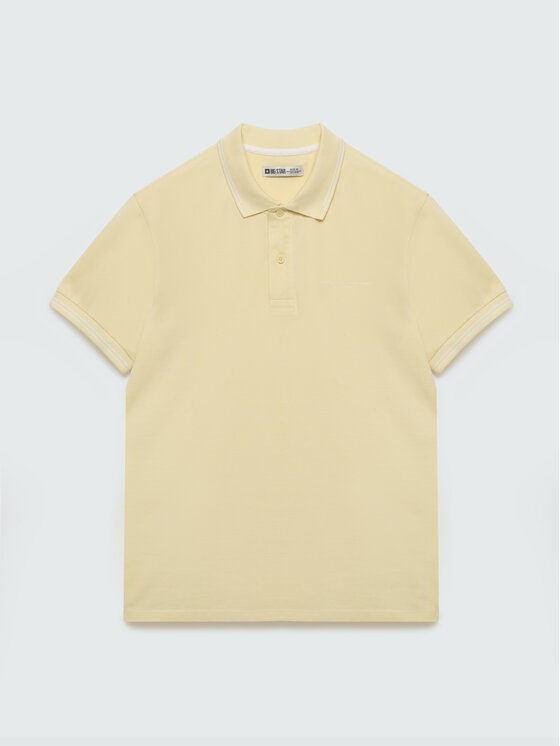 BIG STAR BIG STAR Polo WLADYM Żółty Basic Fit