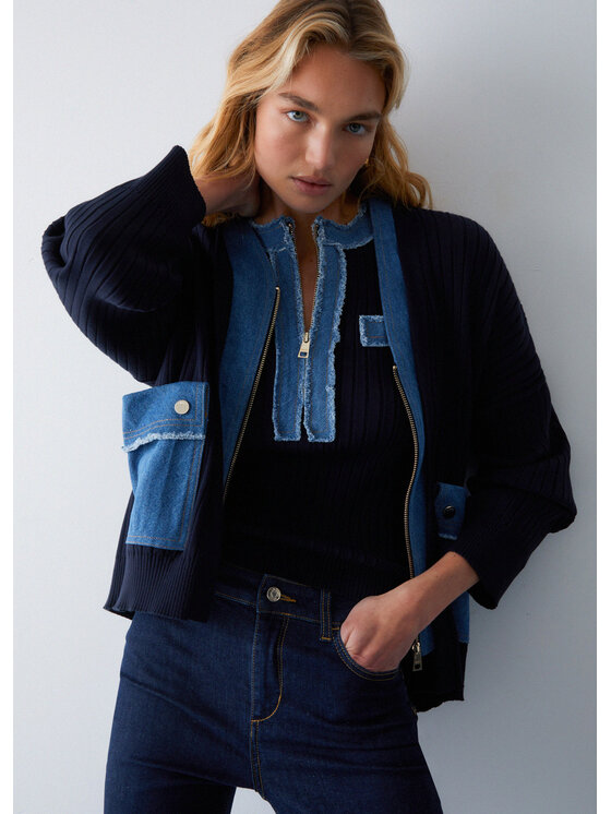 Liu Jo Liu Jo Cardigan WA6335MS99EL9049 Viola Regular Fit