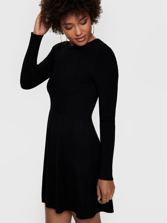 ONLY ONLY Kootud kleit Alma 15185761 Must Regular Fit